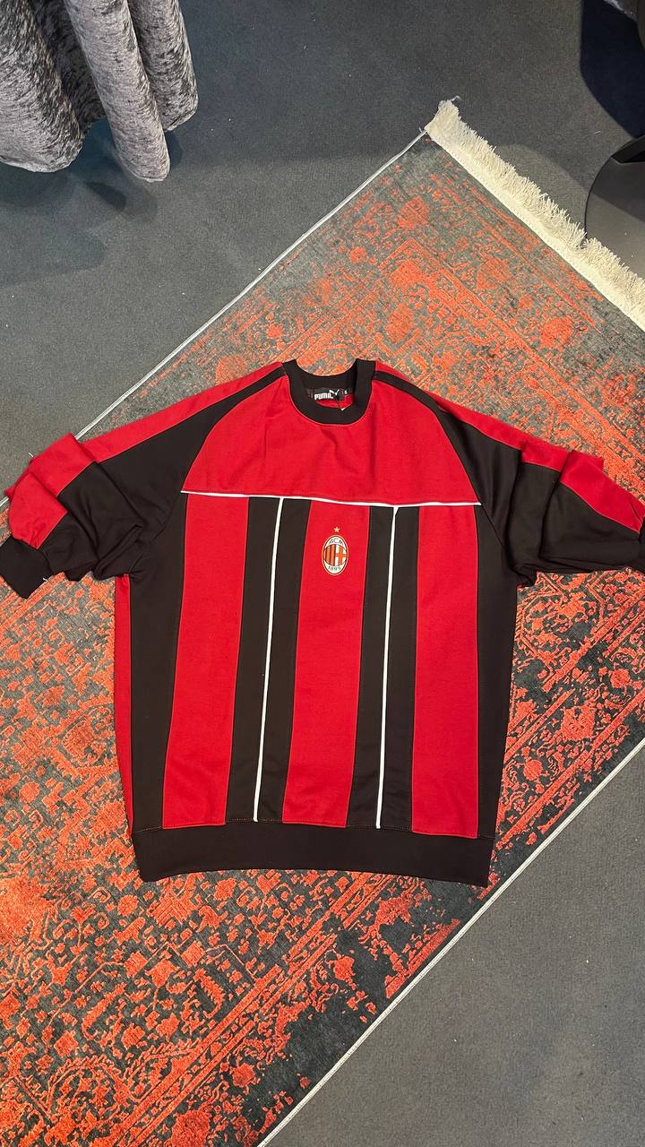 دورس 3 نخ پنبه اث میلان راه راه قرمز مشکی (وارداتی)