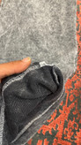 شلوار بگ سه نخ سنگشور مشکی(وارداتى)