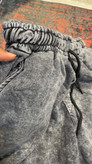 شلوار بگ سه نخ سنگشور مشکی(وارداتى)