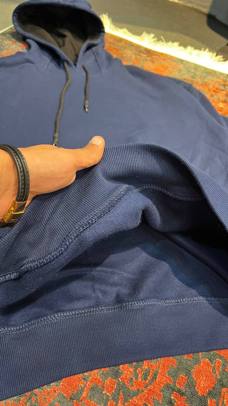 هودی مردانه بیسیک سه نخ (وارداتی) سرمه ای